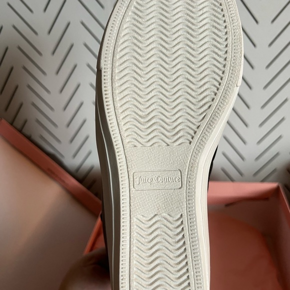 Juicy Couture Black Quilted Wedge Sneakers - Picture 4 of 11